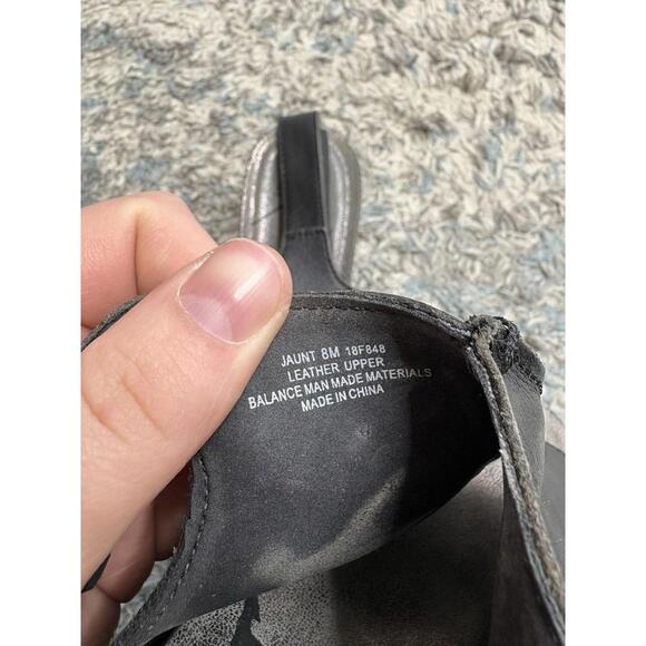 Otbt Shoes Womens 8 Jaunt Wedge Sandals Hooded Platform Peep Toe Leather - Picture 10 of 13